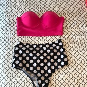 Womens high waisted bikini